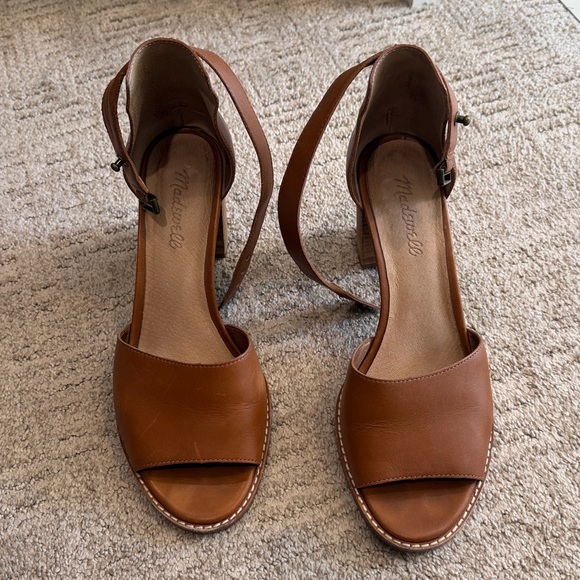 Madewell Paulette Sandal in English Saddle size 8 - Picture 5 of 9